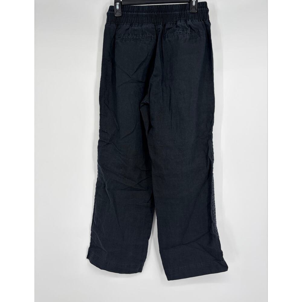 Quince 100% European Linen Pull-on Drawstring Wide Leg Pants - Picture 7 of 9